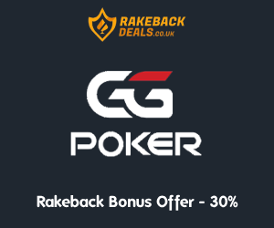 GGpoker rakeback bonus offer 30 2024