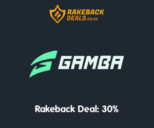 Gamba rakeback bonus code deal 30