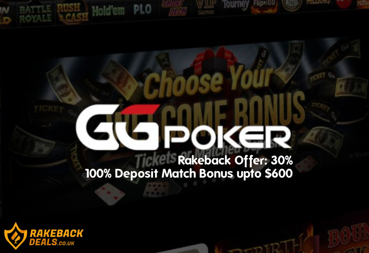 ggpoker rakeback and bonus deal 2024